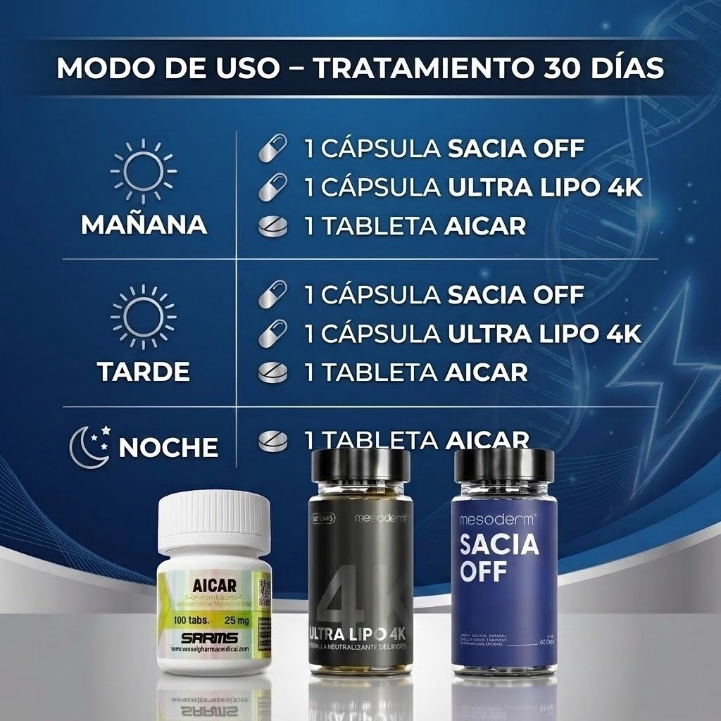 Tratamiento 30 Días Sacia Off & Ultra Lipo 4k